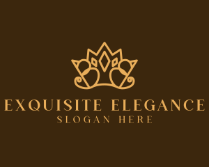 Exquisite - Royal Crown Letter B logo design