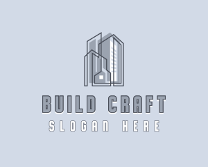 Realty Building  Contractor logo design