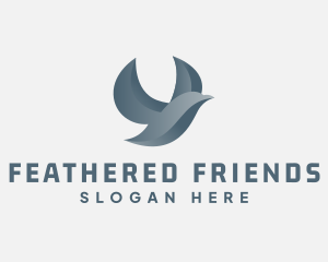 Modern Flying Bird  logo design