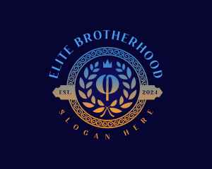 Fraternity - Greek Phi Award logo design