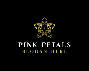 Star Flower Petals logo design