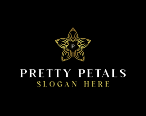 Star Flower Petals logo design