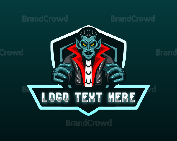 Vampire Dracula Gaming Logo