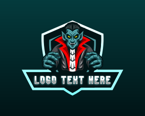 Avatar - Vampire Dracula Gaming logo design