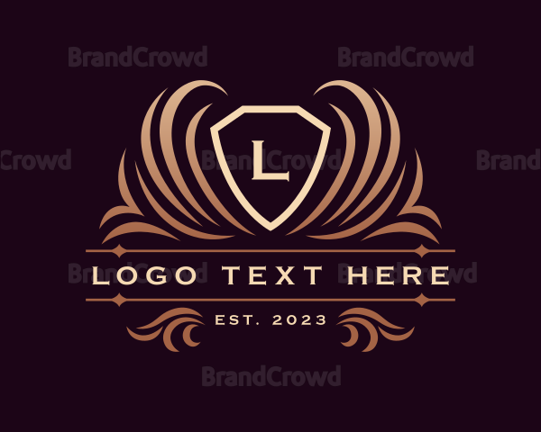 Luxury Shield Crest Logo