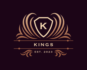 Luxury Shield Crest logo design