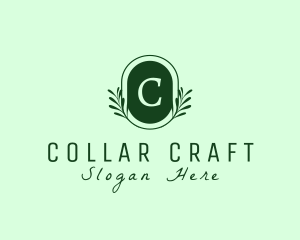 Nature Plant Wreath logo design