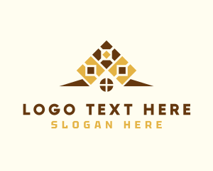 House - House Floor Tiles logo design