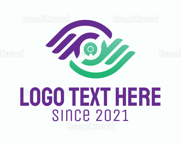 Hand Digital Camera Logo