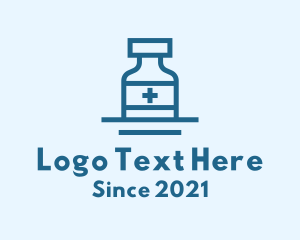 Vitamins - Medical Health Bottle logo design