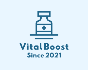 Medical Health Bottle logo design