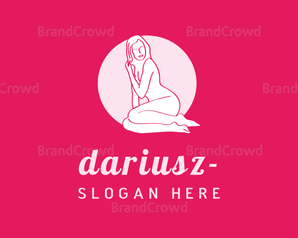 Naked Woman Body Logo