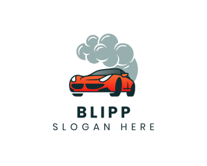 Detailing - Car Vehicle Garage logo design