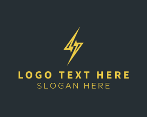 Conductive - Energy Lightning Bolt logo design