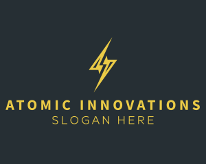 Energy Lightning Bolt logo design