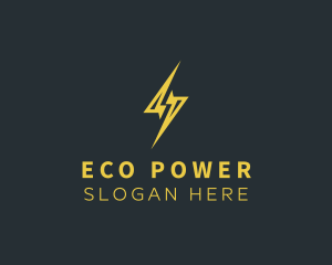 Energy - Energy Lightning Bolt logo design