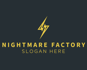 Energy Lightning Bolt logo design