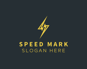 Energy Lightning Bolt logo design