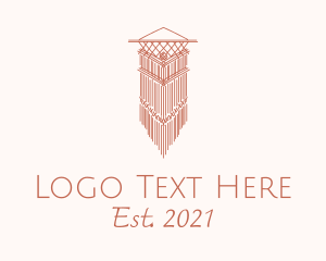 Tassel - Handcrafted Macrame Decor logo design