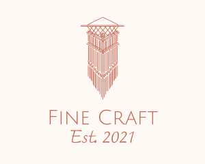 Handcrafted Macrame Decor  logo design