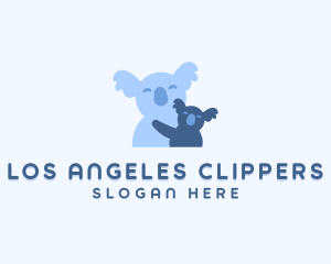 Animal - Baby Koala Hug logo design