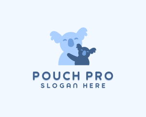 Marsupial - Baby Koala Hug logo design