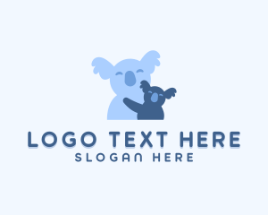 Baby Koala Hug  Logo