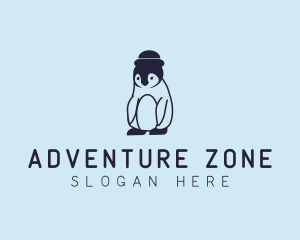 Baby Penguin Animal logo design