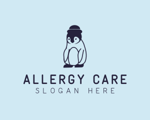 Baby Penguin Animal logo design