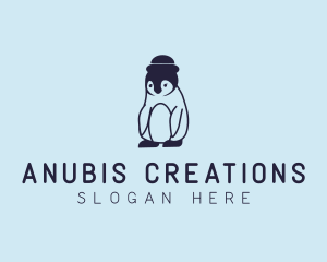 Baby Penguin Animal logo design