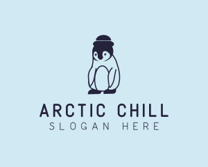 Baby Penguin Animal logo design