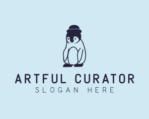 Baby Penguin Animal logo design