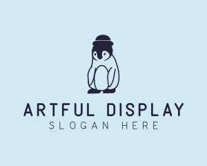 Baby Penguin Animal logo design