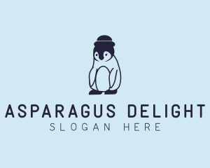 Baby Penguin Animal logo design