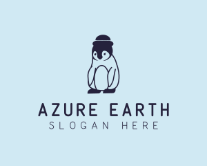 Baby Penguin Animal logo design