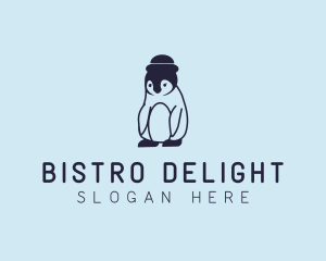 Baby Penguin Animal logo design