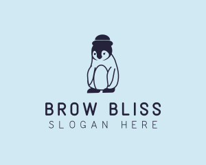 Baby Penguin Animal logo design