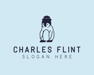 Baby Penguin Animal logo design