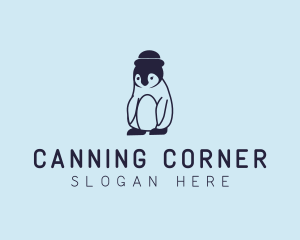 Baby Penguin Animal logo design