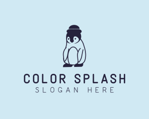 Baby Penguin Animal logo design