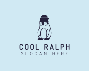 Baby Penguin Animal logo design