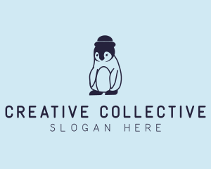 Baby Penguin Animal logo design