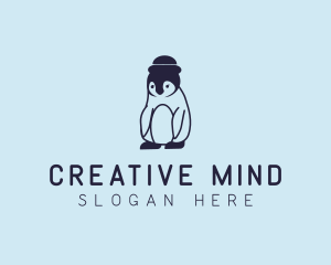 Baby Penguin Animal logo design