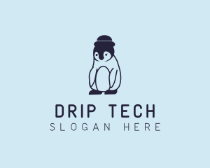 Baby Penguin Animal logo design