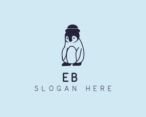 Baby Penguin Animal logo design