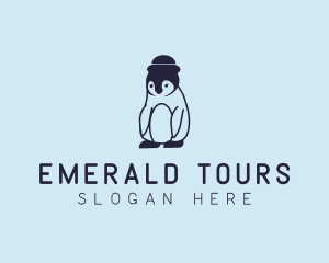 Baby Penguin Animal logo design