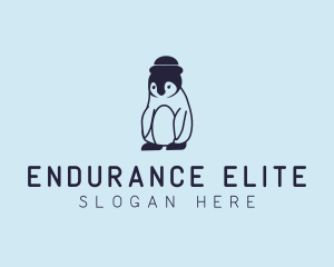 Baby Penguin Animal logo design