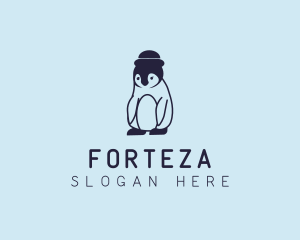 Baby Penguin Animal logo design