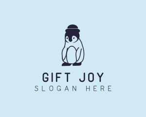 Baby Penguin Animal logo design