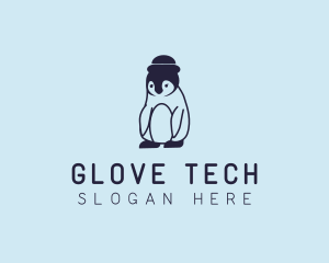 Baby Penguin Animal logo design